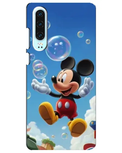 Чехол для Huawei P30 с картинкой «Mickey и мыльные пузыри» Чехол для Huawei P30 с картинкой «Mickey и мыльные пузыри»