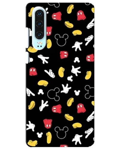 Чехол для Huawei P30 с картинкой «Графический принт лапок» Чехол для Huawei P30 с картинкой «Графический принт лапок»