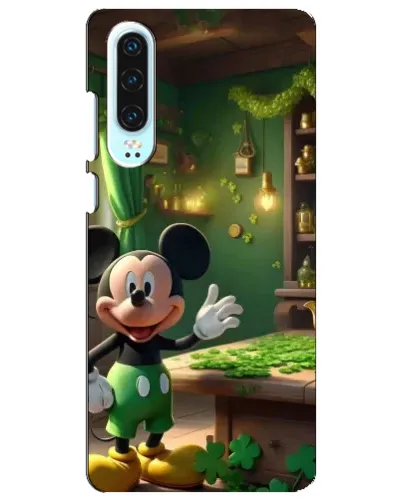 Чехол для Huawei P30 с картинкой «Микки в мастерской» Чехол для Huawei P30 с картинкой «Микки в мастерской»