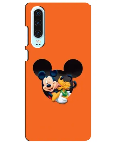 Чехол для Huawei P30 с картинкой «Сердце Микки Минни» Чехол для Huawei P30 с картинкой «Сердце Микки Минни»