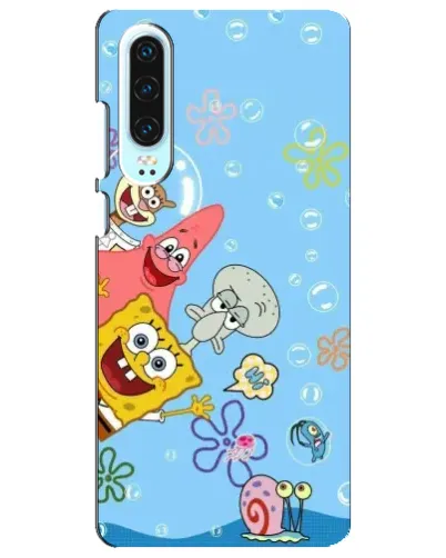 Чехол для Huawei P30 с картинкой «Веселые пузырьки» Чехол для Huawei P30 с картинкой «Веселые пузырьки»