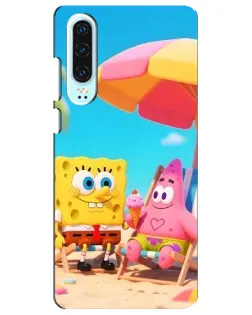 Чехол для Huawei P30 с картинкой «Отдых на пляже»