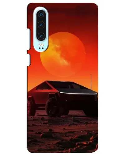 Чохол для Huawei P30 з картинкою «Cybertruck на Марсі»