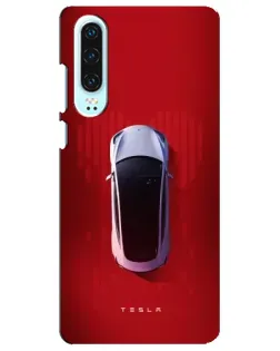 Чохол для Huawei P30 з картинкою «Tesla Top View» Чохол для Huawei P30 з картинкою «Tesla Top View»