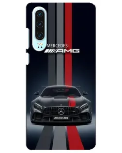Чохол для Huawei P30 з картинкою «Mercedes — білий карбон» Чохол для Huawei P30 з картинкою «Mercedes — білий карбон»