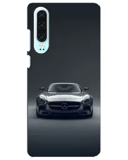 Чохол для Huawei P30 з картинкою «Mercedes на чорному»