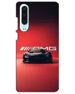 Чохол для Huawei P30 з картинкою «Mercedes AMG — червона лінія»