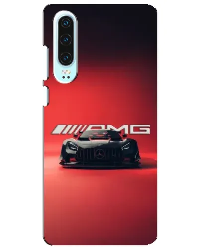 Чохол для Huawei P30 з картинкою «Mercedes AMG — червона лінія»