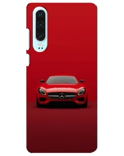 Чохол для Huawei P30 з картинкою «Червоний Mercedes AMG»