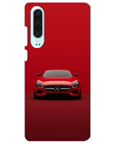 Чохол для Huawei P30 з картинкою «Червоний Mercedes AMG»