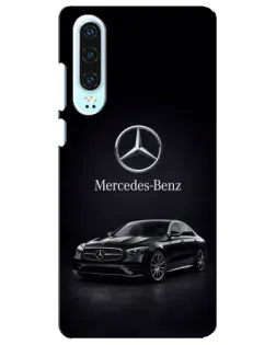 Чохол для Huawei P30 з картинкою «Mercedes — решітка радіатора»