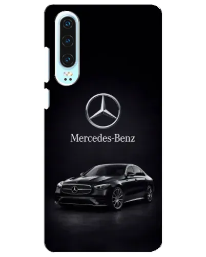 Чохол для Huawei P30 з картинкою «Mercedes — решітка радіатора»