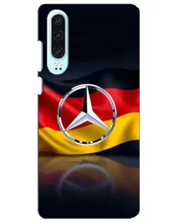 Чохол для Huawei P30 з картинкою «Mercedes — прапор Німеччини»