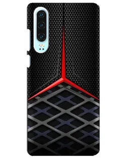 Чохол для Huawei P30 з картинкою «Mercedes Carbon Grid»