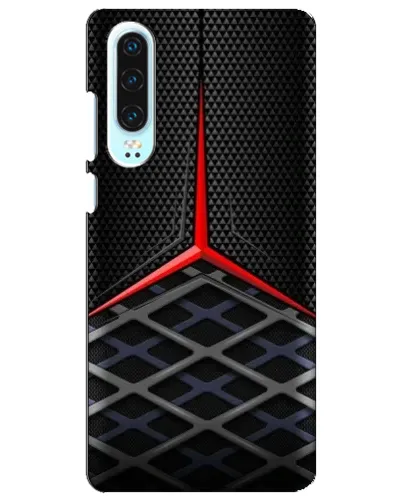 Чохол для Huawei P30 з картинкою «Mercedes Carbon Grid»