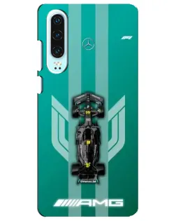 Чохол для Huawei P30 з картинкою «Mercedes AMG Petronas»