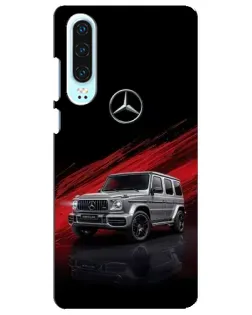 Чохол для Huawei P30 з картинкою «Mercedes G-Class червоний»