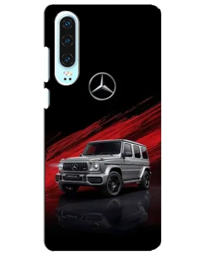 Чохол для Huawei P30 з картинкою «Mercedes G-Class червоний»