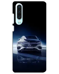 Чохол для Huawei P30 з картинкою «Нічний Mercedes EQ»