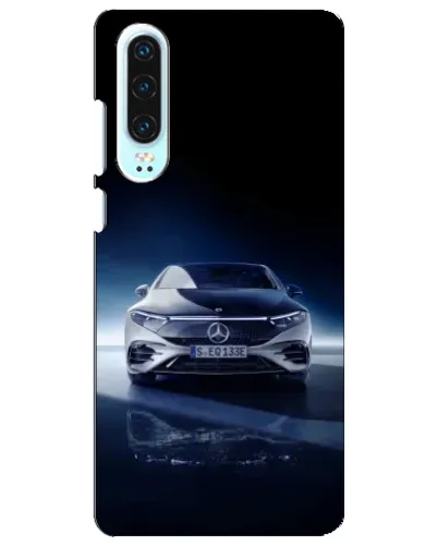 Чохол для Huawei P30 з картинкою «Нічний Mercedes EQ»