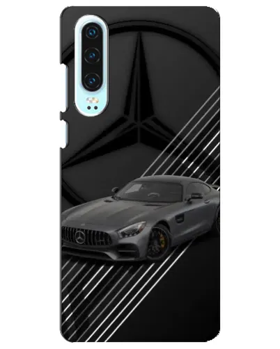 Чохол для Huawei P30 з картинкою «Mercedes AMG — графіка»