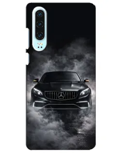 Чохол для Huawei P30 з картинкою «Mercedes у диму»