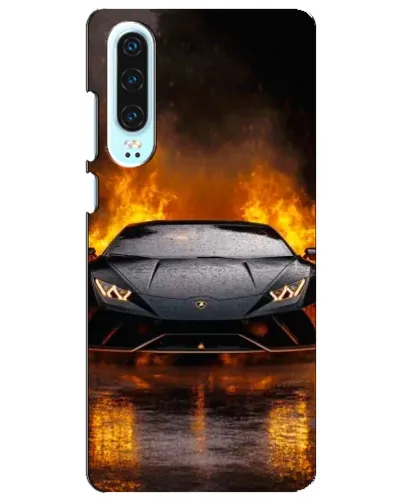 Чохол для Huawei P30 з картинкою «Lamborghini у вогні» Чохол для Huawei P30 з картинкою «Lamborghini у вогні»