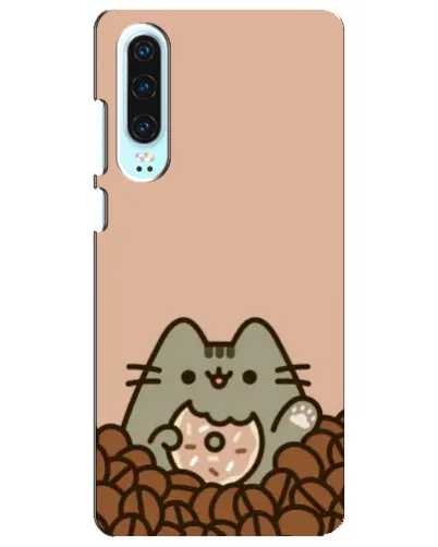 Чохол для Huawei P30 з картинкою «Кавовий Пушин»