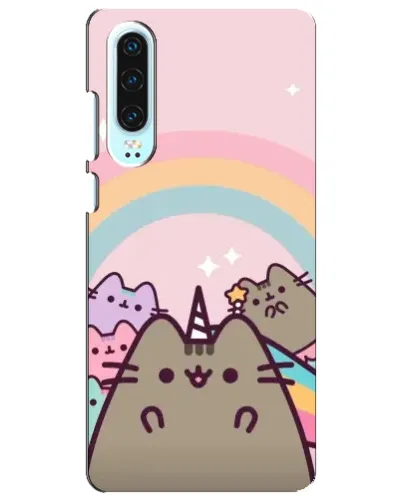 Чохол для Huawei P30 з картинкою «Єдиноріг Pusheen»