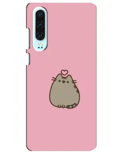 Чохол для Huawei P30 з картинкою «Pusheen серце» Чохол для Huawei P30 з картинкою «Pusheen серце»