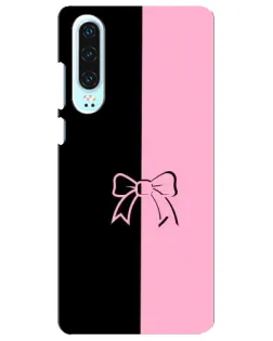 Чехол для Huawei P30 с картинкой «Половинки банта»