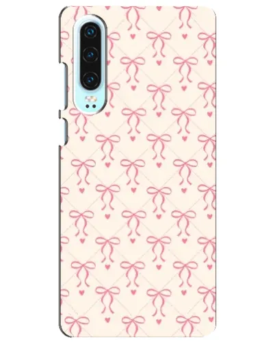 Чехол для Huawei P30 с картинкой «Розовые бантики Coquette» Чехол для Huawei P30 с картинкой «Розовые бантики Coquette»
