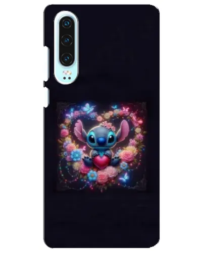 Чохол для Huawei P30 з картинкою «Stitch у квітах» Чохол для Huawei P30 з картинкою «Stitch у квітах»