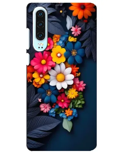 Чехол для Huawei P30 с картинкой «Цветочная феерия» Чехол для Huawei P30 с картинкой «Цветочная феерия»