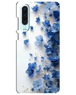 Чохол для Huawei P30 з картинкою «Блакитний квітковий каскад» Чохол для Huawei P30 з картинкою «Блакитний квітковий каскад»