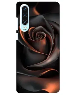 Чохол для Huawei P30 з картинкою «Шовкова чорна троянда» Чохол для Huawei P30 з картинкою «Шовкова чорна троянда»