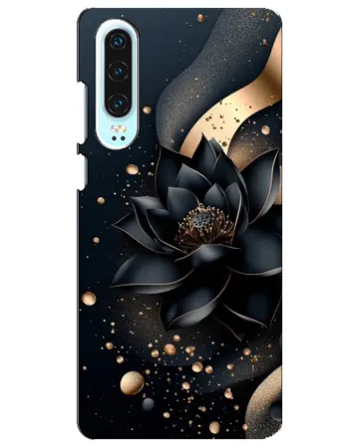 Чехол для Huawei P30 с картинкой «Черный лотос» Чехол для Huawei P30 с картинкой «Черный лотос»