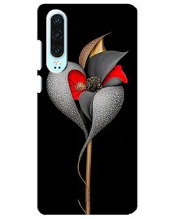Чохол для Huawei P30 з картинкою «Срібна фантазійна квітка» Чохол для Huawei P30 з картинкою «Срібна фантазійна квітка»