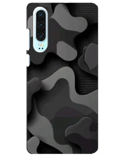 Чохол для Huawei P30 з картинкою «Темний абстрактний камуфляж» Чохол для Huawei P30 з картинкою «Темний абстрактний камуфляж»
