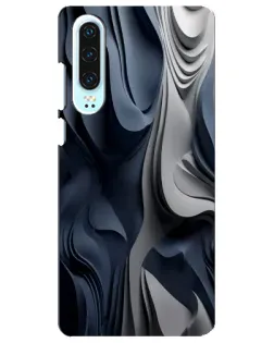Чохол для Huawei P30 з картинкою «Об'ємні сині складки» Чохол для Huawei P30 з картинкою «Об'ємні сині складки»