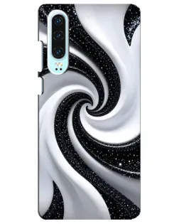 Чохол для Huawei P30 з картинкою «Чорно-біла спіраль» Чохол для Huawei P30 з картинкою «Чорно-біла спіраль»