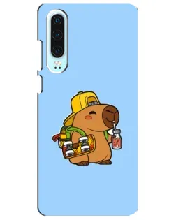 Чохол для Huawei P30 з картинкою «Капібара на скейті» Чохол для Huawei P30 з картинкою «Капібара на скейті»