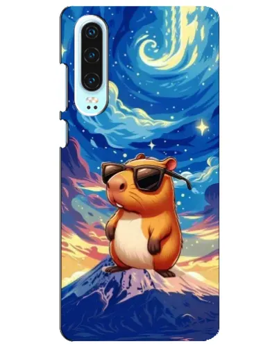 Чохол для Huawei P30 з картинкою «Капібара Ван Гога»