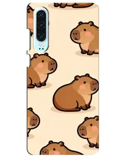 Чохол для Huawei P30 з картинкою «Паттерн милих капібар» Чохол для Huawei P30 з картинкою «Паттерн милих капібар»