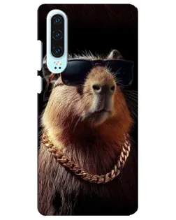 Чохол для Huawei P30 з картинкою «Капібара золотий ланцюг» Чохол для Huawei P30 з картинкою «Капібара золотий ланцюг»