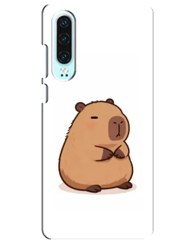 Чохол для Huawei P30 з картинкою «Товстенька капібара»
