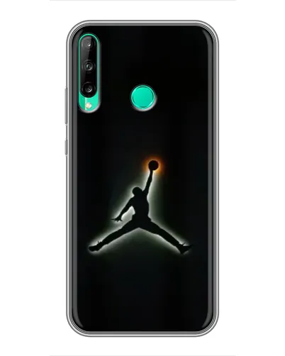 Чехол для Huawei P40 Lite e с картинкой «Jordan Gradient Logo»