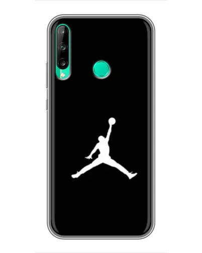 Чехол для Huawei P40 Lite e с картинкой «Jordan Silhouette»