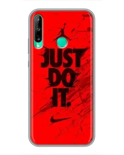 Чехол для Huawei P40 Lite e с картинкой «Nike Just Do It»