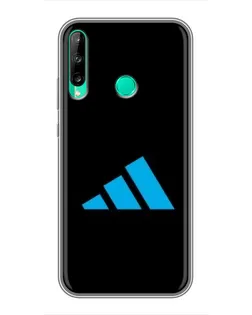 Чехол для Huawei P40 Lite e с картинкой «Adidas Cyan Logo»
